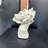 Small Medusa Bust Stone Finish Table Top Statue