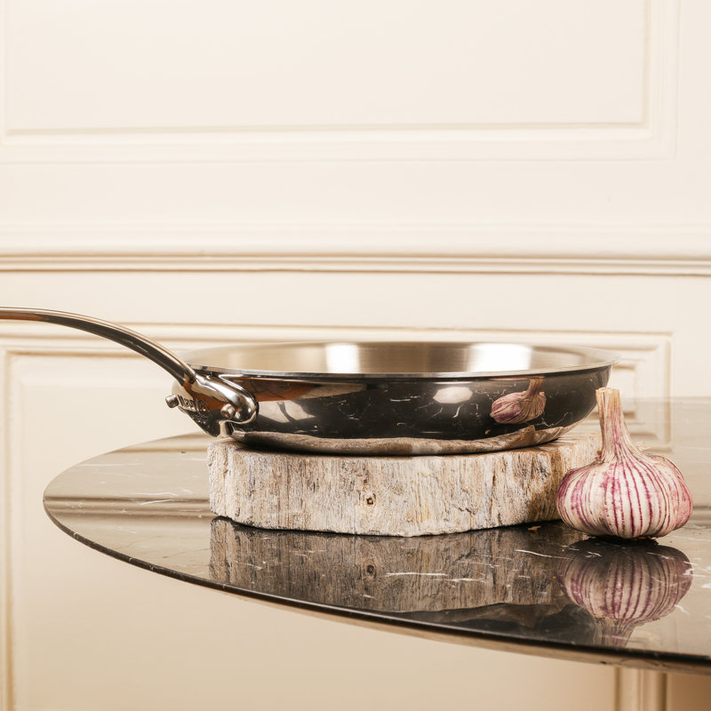 Mauviel M'COOK 5-Ply 2-Piece Frying Pan Set With Cast Stainless Steel Handles