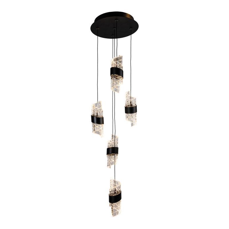 5 - Light Matte Black Pendant