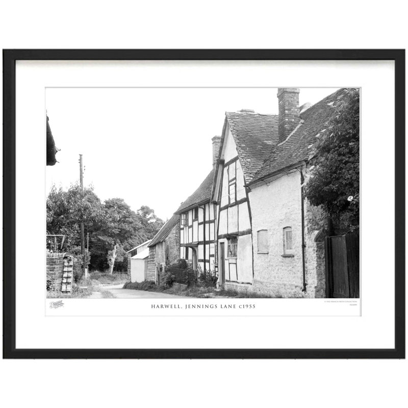 Harwell, Jennings Lane C1955 by Francis Frith - Single Picture Frame Print, 60cm H x 80cm W x 2.3cm D