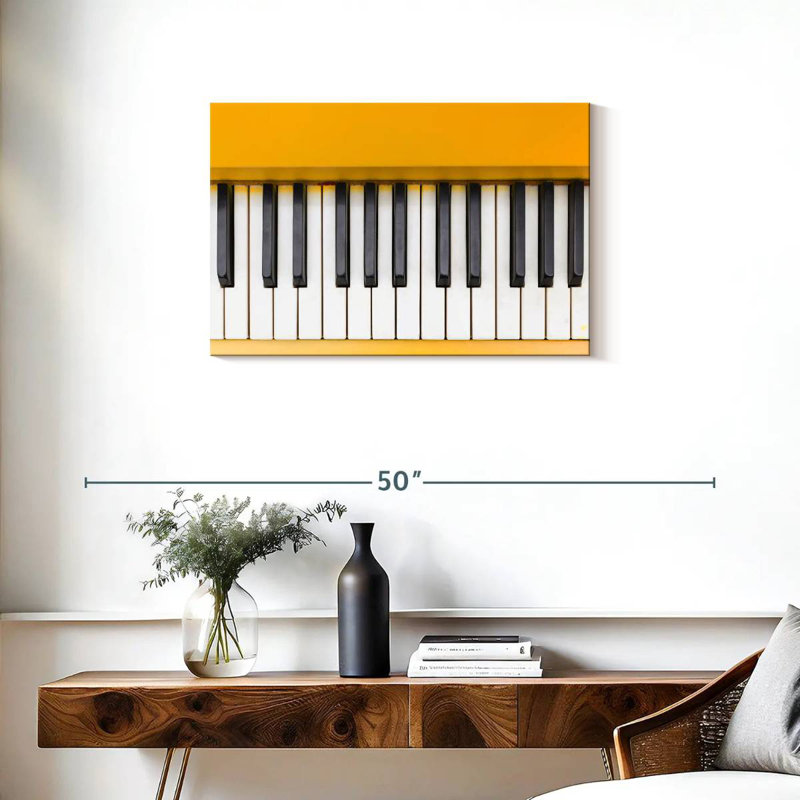 Abarca Bright Piano, 20" H x 30" W