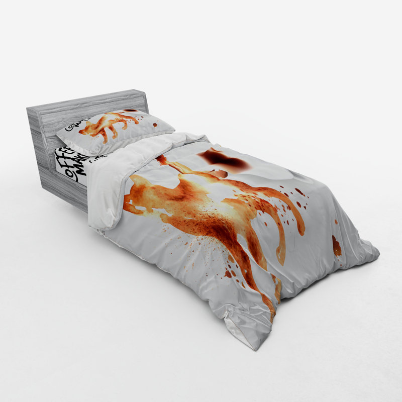 Farmhouse / Country Polyester Duvet Cover, Twin Duvet Cover + 2 Additional Pieces