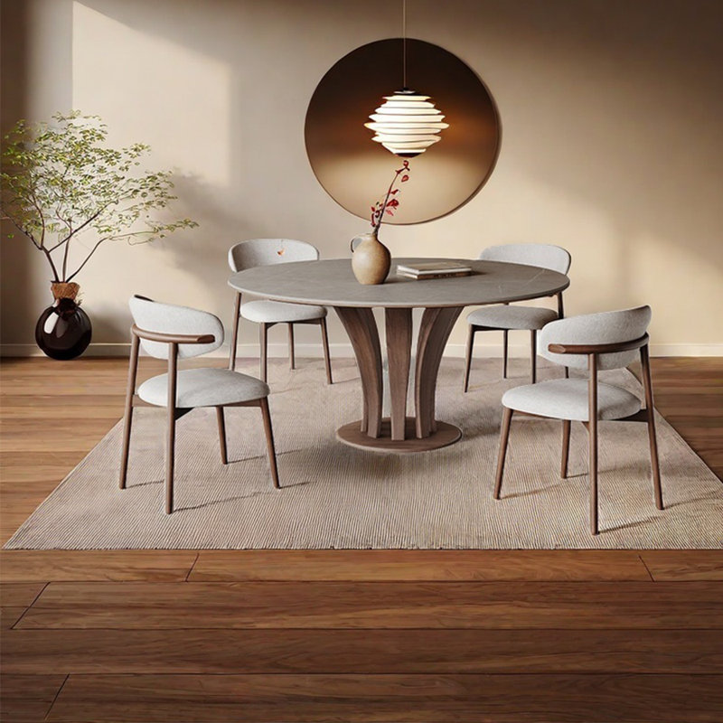 Ensemble de table de salle à manger en pierre frittée, 5