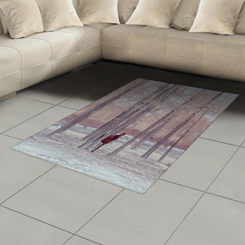 Animal High Density Long Fiber Poly Threads Decorative Area Rug Carpet, Rectangle 4' x 5'8"