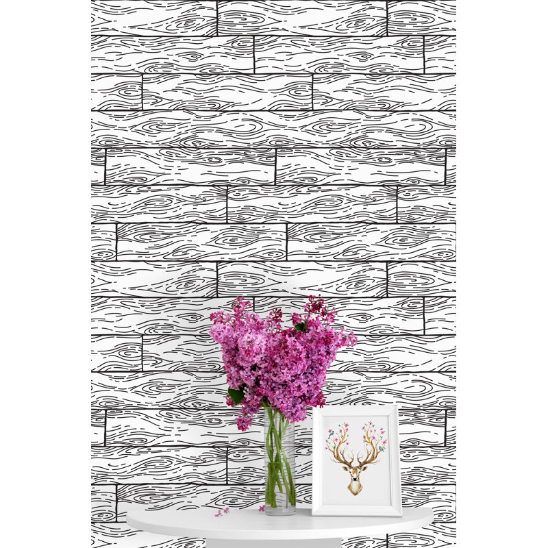 Ganzi Peel & Stick Brick Tile, 75" L x 25" W