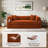 Convertible Sleeper Sofa Bed with Cylindrical Pillow, Corduroy Folding Mattress Couch, Floor Sofa  Sofa-in-a-Box, No Installation & Easy to Transport, Deep Seat-433363140