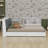 Full Size Daybed With Storage, Wood Corner Bed Frame With Bookcase Headboard And 2 Drawers-1770269169