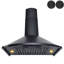 Hotte murale 30 pouces convertible 343 CFM en acier inoxydable avec filtre à charbon-61552505