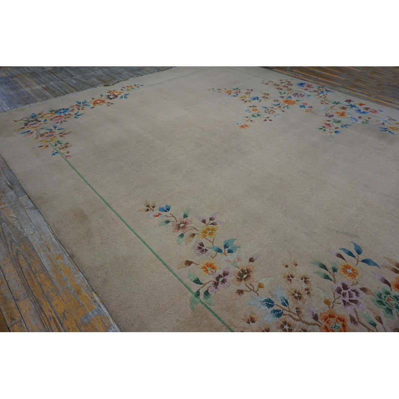 Tapis art déco chinois Rare
