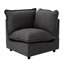 Chaise rembourrée moderne en tissu Conner-122850677