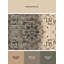 Tapis d'inspiration mondiale Bates lavable à la machine - reliure beige-769999126