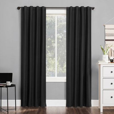 Wayfair Basics® Cambell Thermal 100% Blackout Back Tab/Rod Pocket Curtain Panel