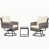 Coussin beige / structure grise est en rupture de stock