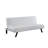 Serta Nova Scotia 66.1" Metal Leg Convertible Sofa, Horizontal Channel Tufting, Easy Assembly-111078653