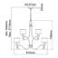 Eisen 9-Light Shaded Chandelier