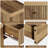 70.9 Inch Wood Console Table Long Sofa Table with 3 Drawers-1395109303