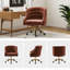 Chaise de travail en velours Doreen-1297583122