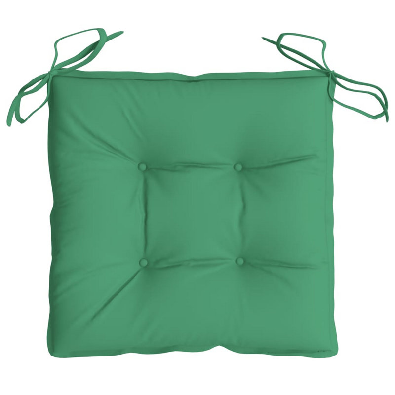 Kia Outdoor Cushion For Set Of 2, Square Oxford Fabric, Green