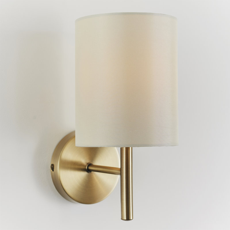 Iyanna Armed Sconce, Antique Brass