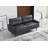 Faux Leather Square Arm Loveseat-81892247-118588786