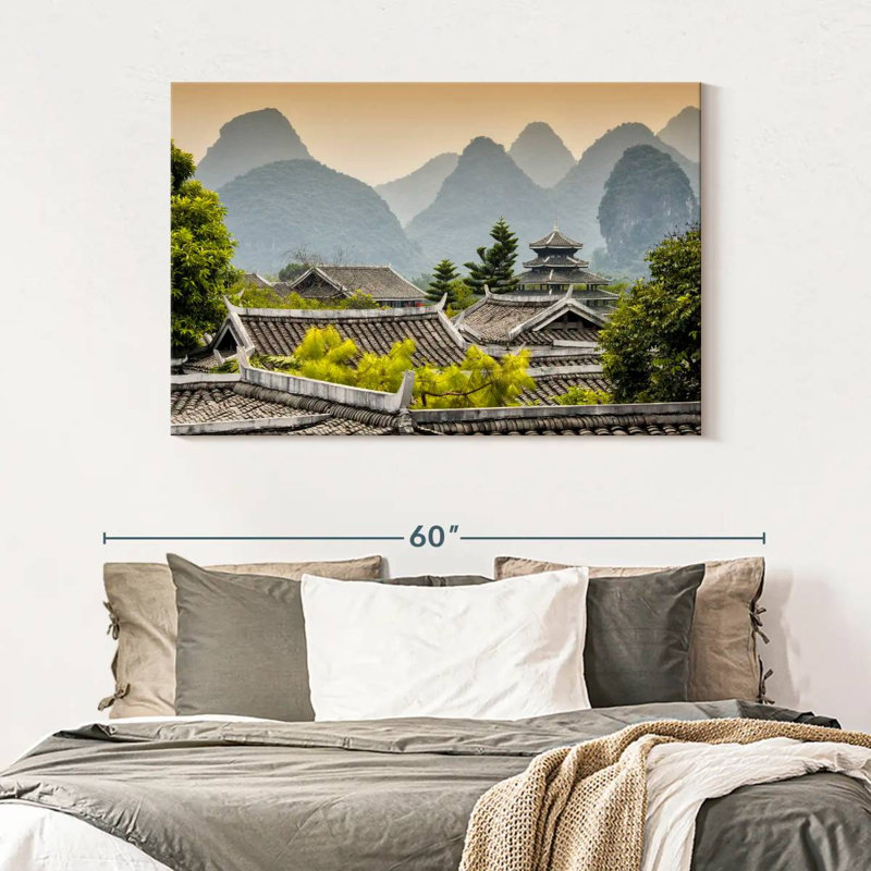 Adella Chinese Buddhist Temple, 32" H x 48" W