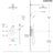 Thermostatic Dual Showerheads System, Wall Mount 12" High-Pressure Rainfall Shower Faucet with Handheld Spray and Body Jet-88065848