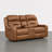 Olathe Genuine Leather Dual Motor Power Reclining Lay Flat Sofa With Power Headrest-172001155