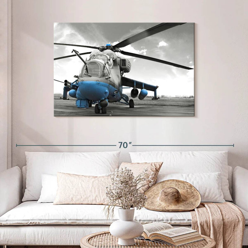 Pop héliport Mait, H 30 po x l 45 po