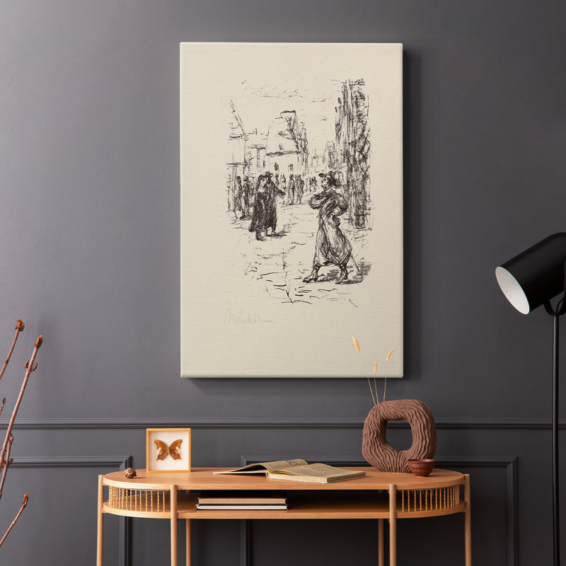 Croquis rétro XLIX - galerie Cavas, H 36 po x l 24 po