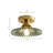 Saffron Glass Flush Mount-719805658