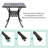 Bohman Square Outdoor Dining Table Umbrella Hole , 30.48 " W 30.48 " D