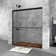54 in. W x 70 in. H Double sliding Framed Door with Tempered Glass