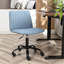Chaise de bureau bleue - pivotante et réglable en hauteur, revêtement en tissu confortable, base en métal stable, dossier épais en mousse, 5 360 ° bleu, personnalisable pour un confort optimal, respirant-273203918