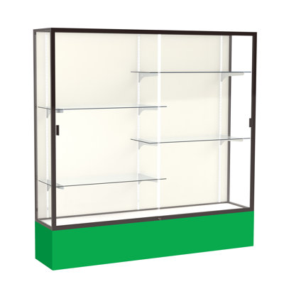 Spirit Series 72'' H x 72'' W Aluminum Display Cases 
