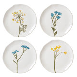 Wildflowers Tidbit Plates