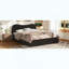 Grand lit plateforme tapissier avec lattes en bois-169728368-169728369