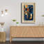Élégante peinture décorative encadrée, 16,9 po x 24,8 po | Cadre 100% bois massif (épaisseur: 1,2 po), fond 100% bois aggloméré érable (épaisseur: 0,1 po), impression UV | Décoration murale parfaite pour la maison et le bureau