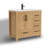 Wimer 36" Modern Farmhouse Single Bathroom Vanity With Resin Sink Top, Faucet, Assembly Required-152393114