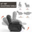 Fauteuil inclinable électrique à deux moteurs avec massage à 8 points et chauffage lombaire Infinite-465221692