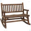 Chaise berçante en bois pour 2 personnes-740897311