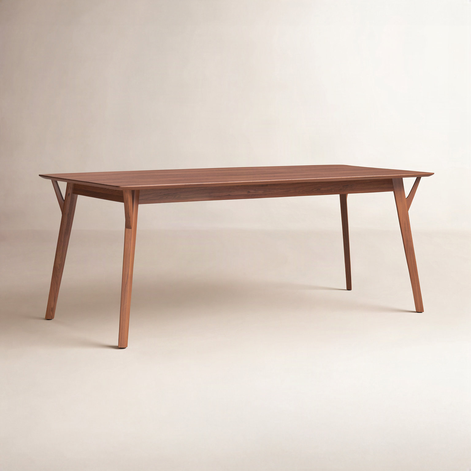 Evanston 71" Walnut Dining Table, Walnut