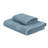 Luxurious 2-Piece Towel Set, Indigo Blue, 19.7 x 35.4 inches (Bath Towel) & 19.7 x 35.4 inches (Hand Towel) | 100% Cotton, 450 GSM | Ultra-Soft, Absorbent, Machine Washable at 104°F | Perfect for Spa & Home Use-1932894727