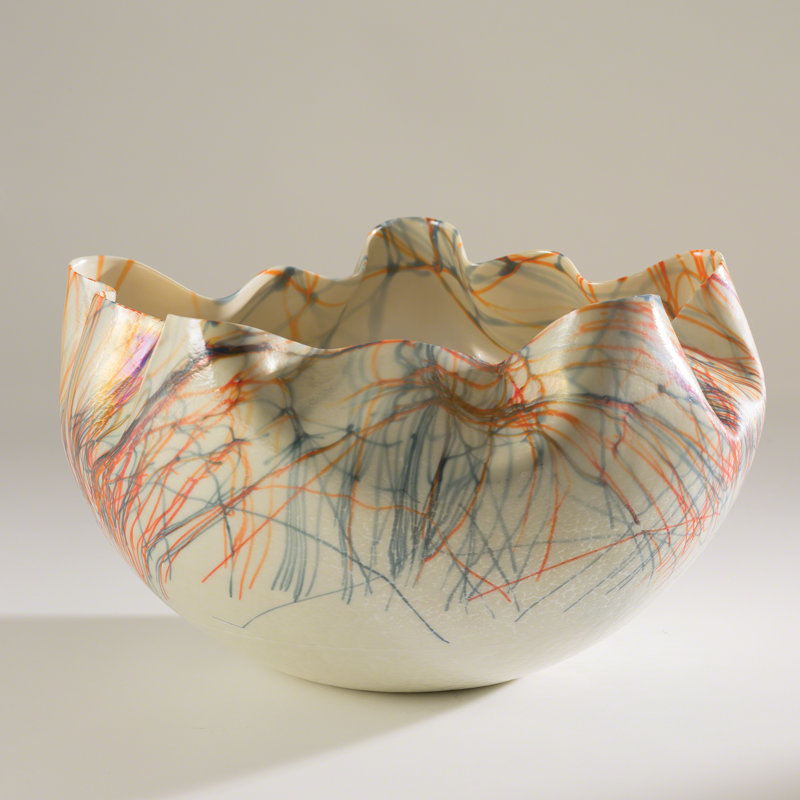 Bol Cambrian - orange / bleu, Orange / Bleu