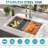 Durable Stainless Steel Workstation Kitchen Sink With Integrated Ledge System For Efficient Meal Preparation And Cleanup