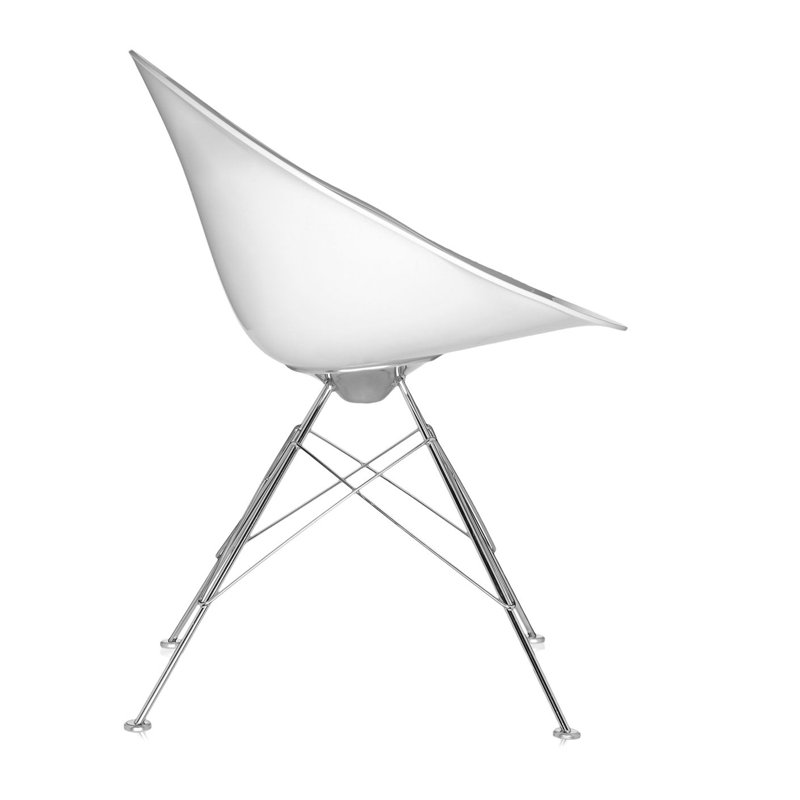 Ero|S| Swivel Chair, Legs, Opaque Glossy White