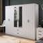 ALLINGTON 6 Door 2 Drawer Wardrobe With Mirror-113360909