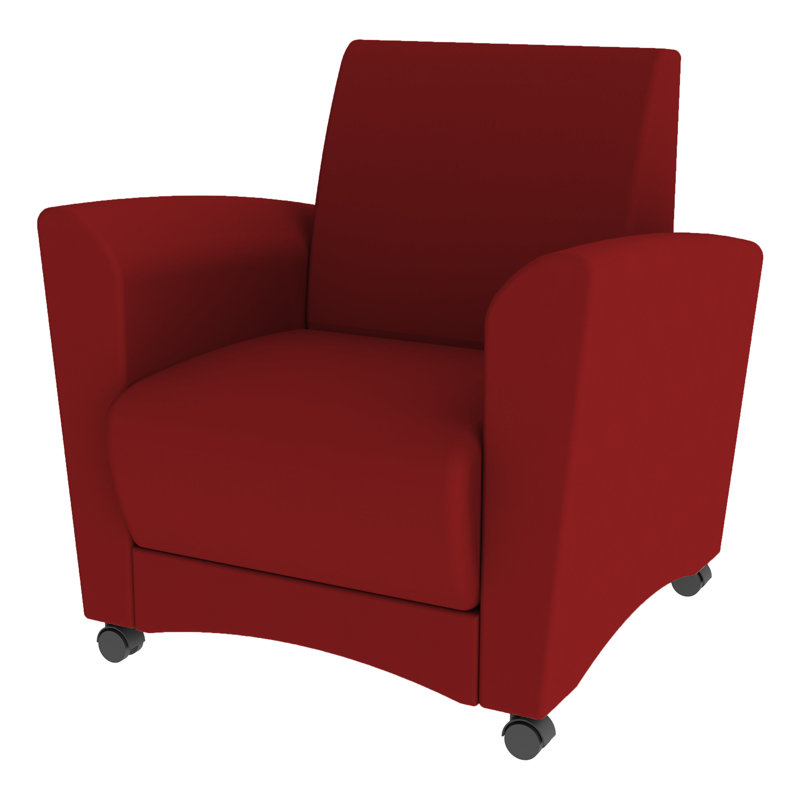 Chaise rembourrée Pro Series, Cramoisi