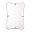 Janey Flat Metal Beveled Wall Mirror