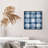 Abstract Blue Plaid Pattern I Modern Unframed Art Print-1788275979
