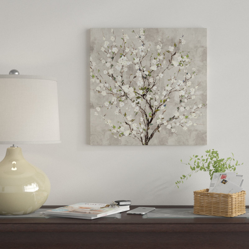 «Bloom Tree», reproduction sur toile, H 12 po x l 12 po x P 1,5 po, Toile tendue, Pas de tapis